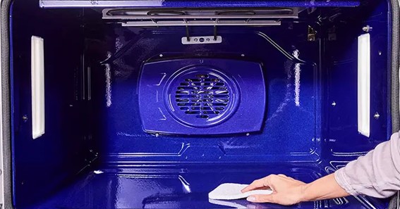 How To Clean LG Oven With Blue Interior