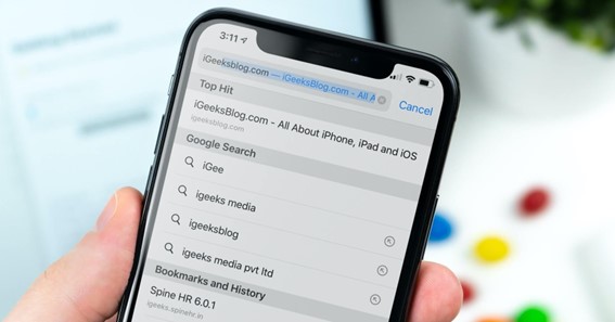 how to clear top hits on iphone